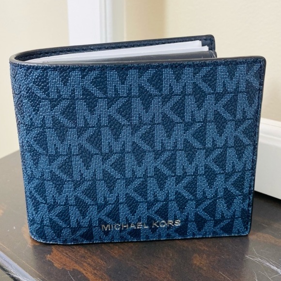 Michael Kors Cooper Billfold Men’s Wallet w/Coin Pocket - Picture 3 of 15